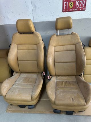 Asientos cuero beige Audi A3 8L 