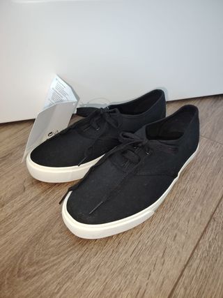 Scarpe sportive nere in cotone
