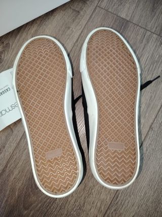 Scarpe sportive nere in cotone