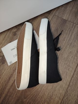 Scarpe sportive nere in cotone
