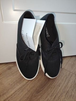 Scarpe sportive nere in cotone