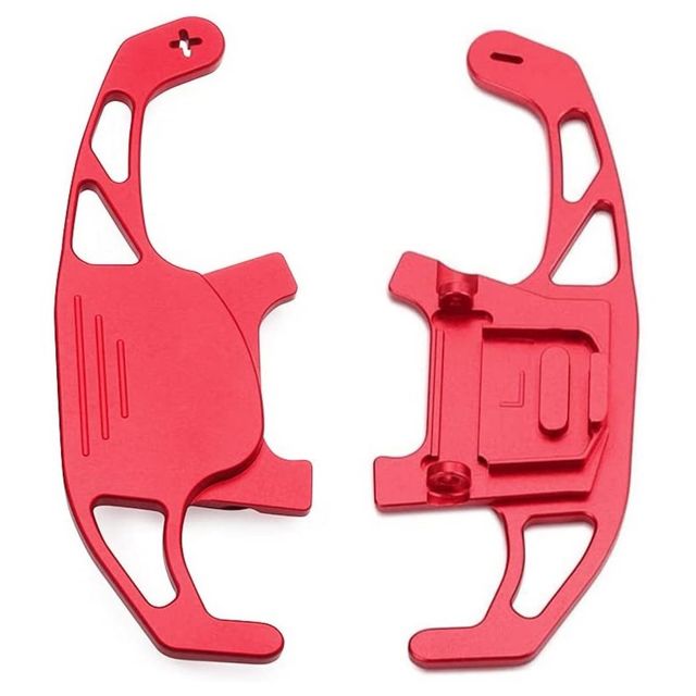 Levas de cambio Golf 7 - Aluminio rojo