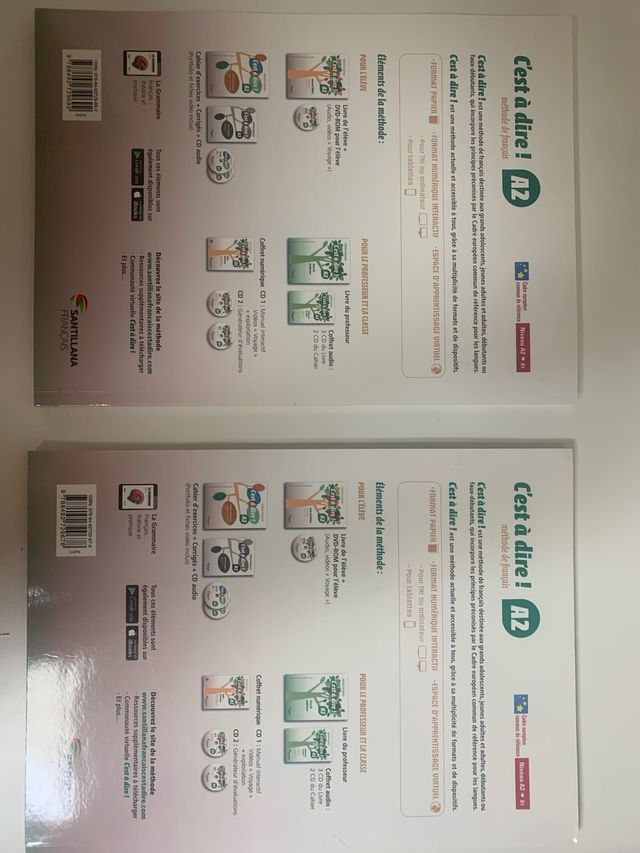 C'EST A DIRE A2 ELEVE + DVD ROM