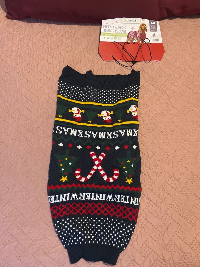 Jersey navideño Zoofari sin estrenar talla 50cm.
