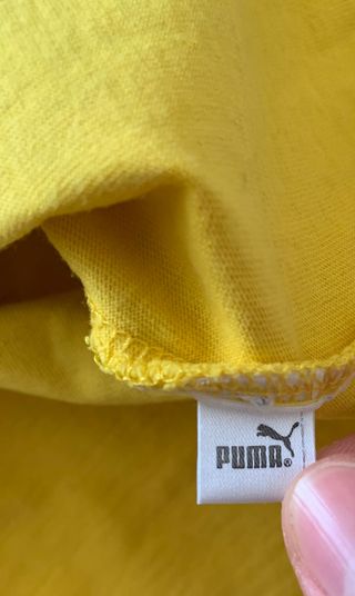 Camiseta Puma Brasil Talla L - Verde/Amarilla