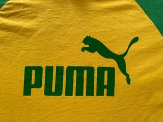 Camiseta Puma Brasil Talla L - Verde/Amarilla