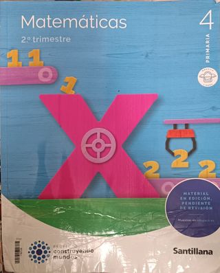 Matemáticas segundo trimestre cuarto de primaria
