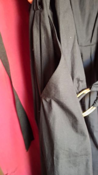 Vestito Zara nero midi XS popeline