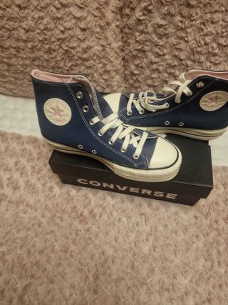 Converse altas azules, talla 38