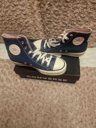 Converse altas azules, talla 38
