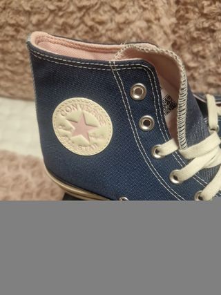 Converse altas azules, talla 38
