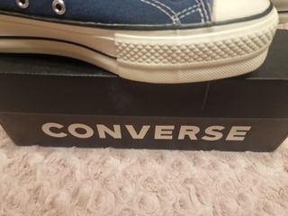 Converse altas azules, talla 38