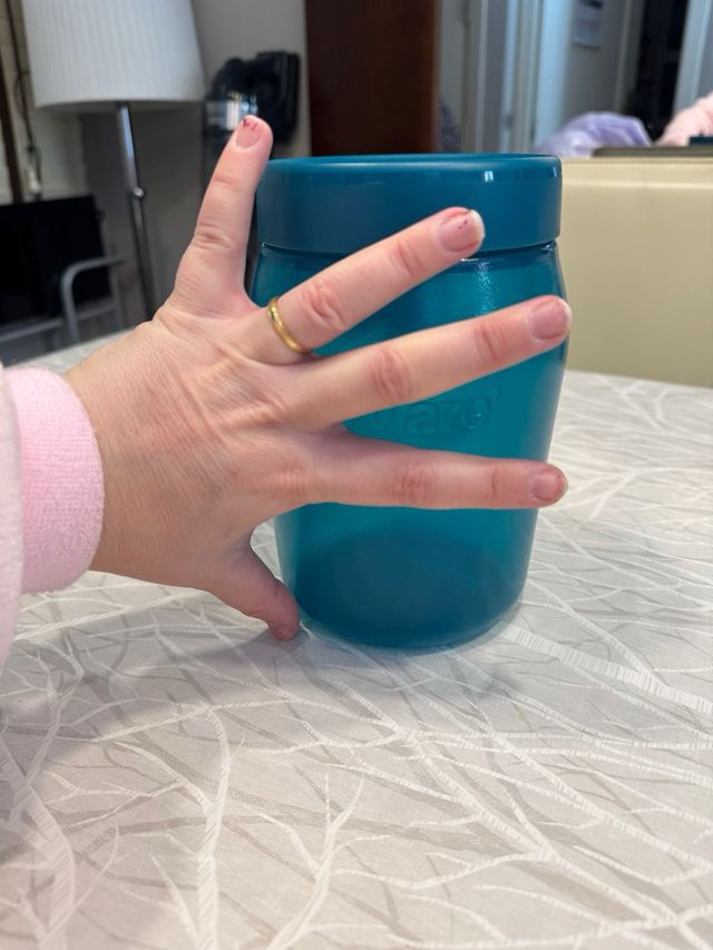 Recipiente tinaja Tupperware teal