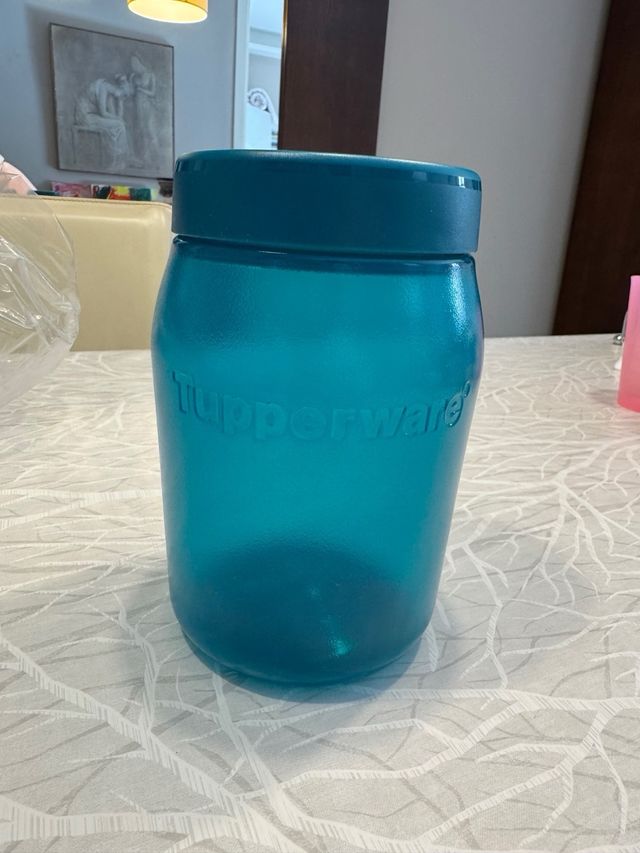 Recipiente tinaja Tupperware teal