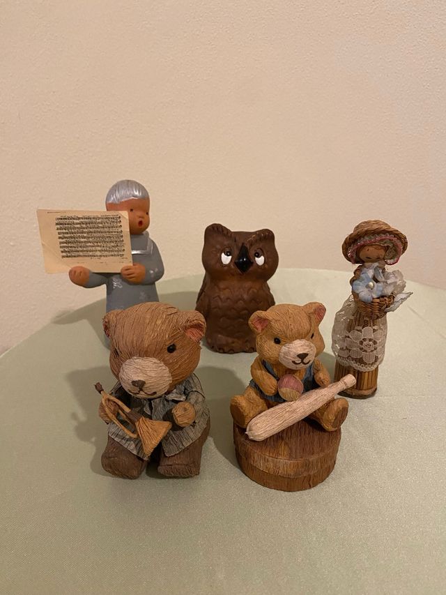 5 figuras decorativas vintage