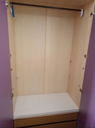 Armario 2 puertas morado