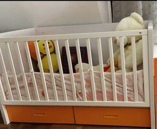 Cuna cama bebé 140x70