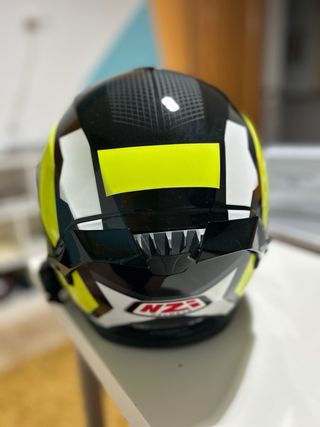 Casco moto NZI + Intercomunicador Lexin G2P