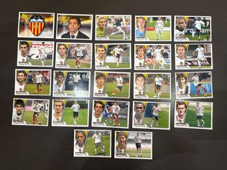 Lote Cromos Valencia CF 2007 ediciones estadio 