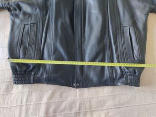 Cazadora cuero negra XL Talla 58- Nueva