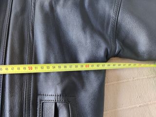 Cazadora cuero negra XL Talla 58- Nueva