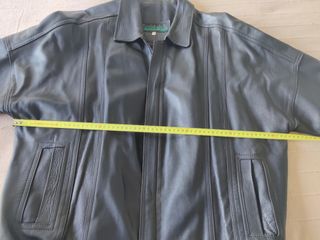 Cazadora cuero negra XL Talla 58- Nueva