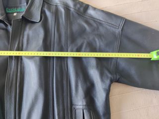 Cazadora cuero negra XL Talla 58- Nueva