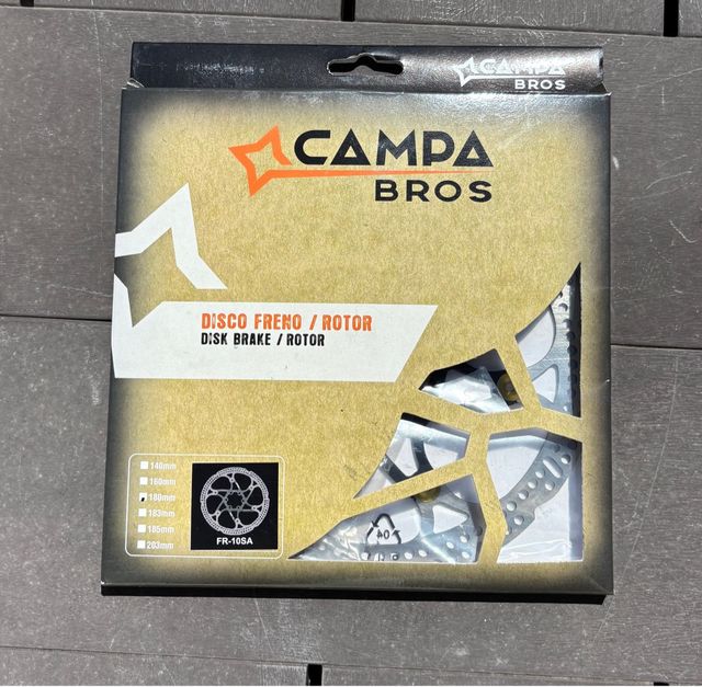 Disco freno Campa Bros FR-10SA 180mm