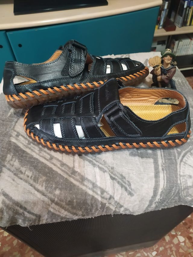 Sandalias Piel Moodeng 42 Hombre