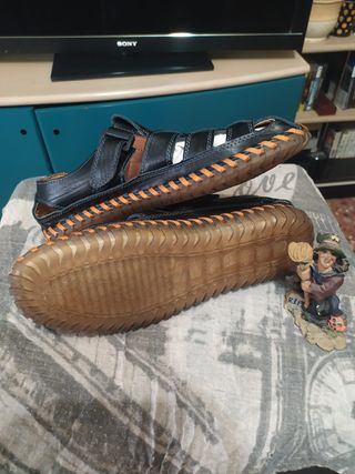 Sandalias Piel Moodeng 42 Hombre
