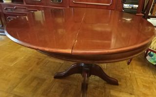 Mesa extensible madera marrón