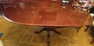Mesa extensible madera marrón