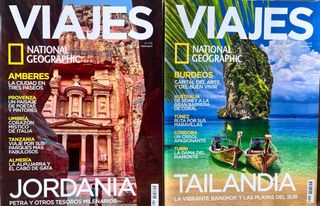 Lote 2 revistas National Geographic Viajes
