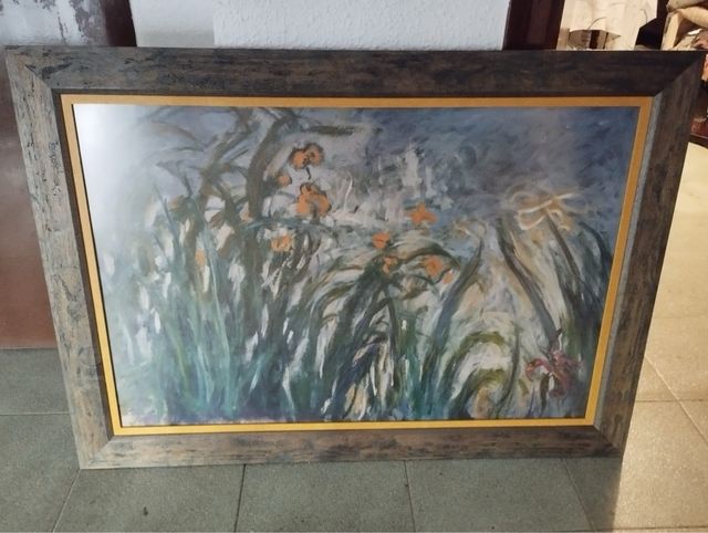 Cuadro impresionista flores