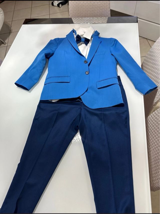 Completo bambino cerimonia, blu
