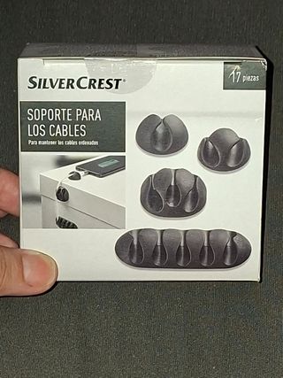 Organizadores cables SilverCrest (17uds)