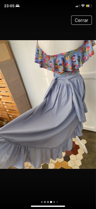 Espectacular Falda pareo mil rayas TU Énfasis