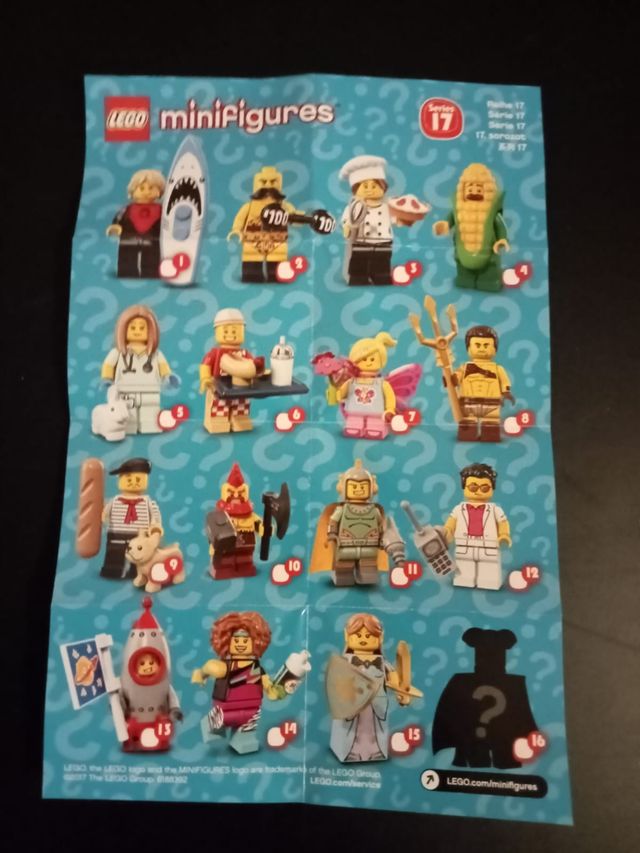 Lego Minifiguras Serie 17 completa