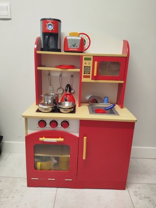 Cocinita juguete madera infantil