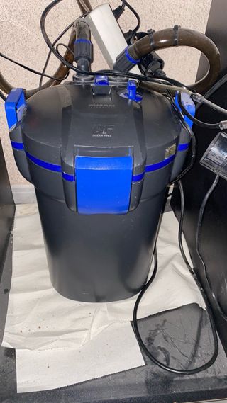 Acuario 400L completo con mueble + 3 filtros + oxigenador + extra
