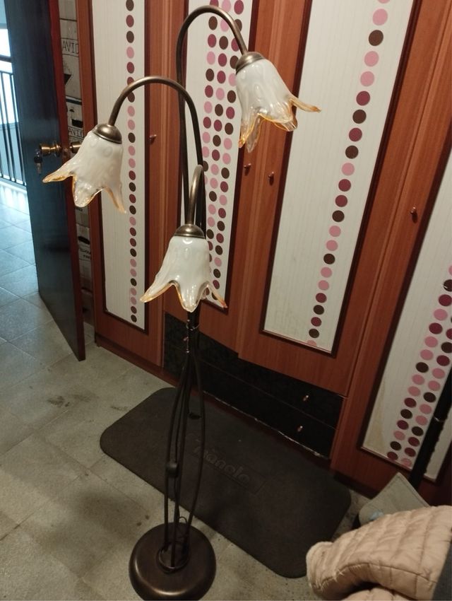 Lámpara 3 luces estilo vintage