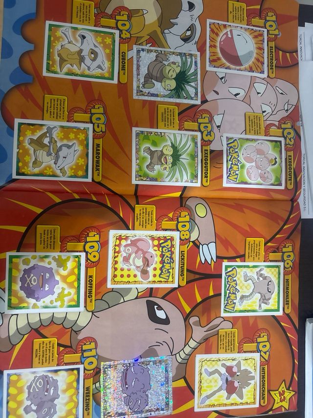Álbum de cromos Pokémon completo