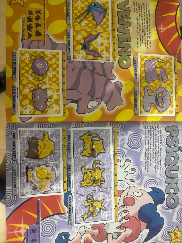 Álbum de cromos Pokémon completo