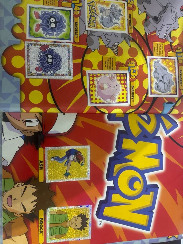 Álbum de cromos Pokémon completo