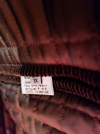 Abrigo pana marrón g54 - XL