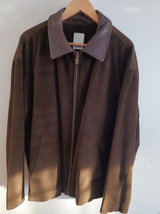 Abrigo pana marrón g54 - XL