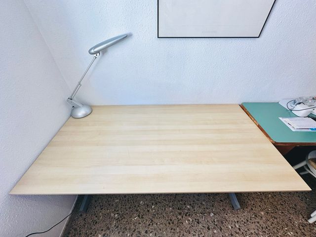 Mesa escritorio 160 x 80 abedul