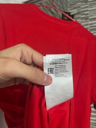 Camiseta Kenzo Paris roja talla M