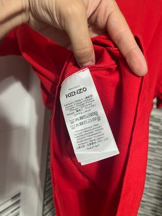 Camiseta Kenzo Paris roja talla M