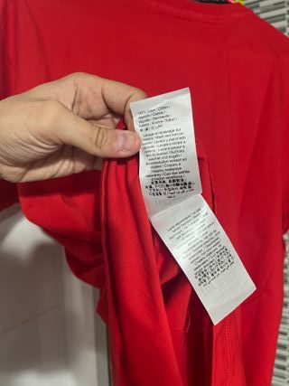 Camiseta Kenzo Paris roja talla M